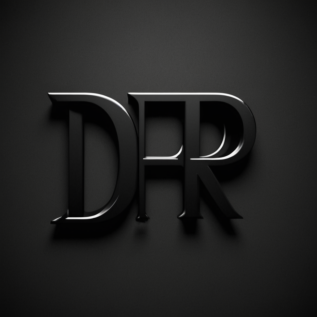 سويلي شعار اسمه DARK مزخرف وا الاختصار هوا DR