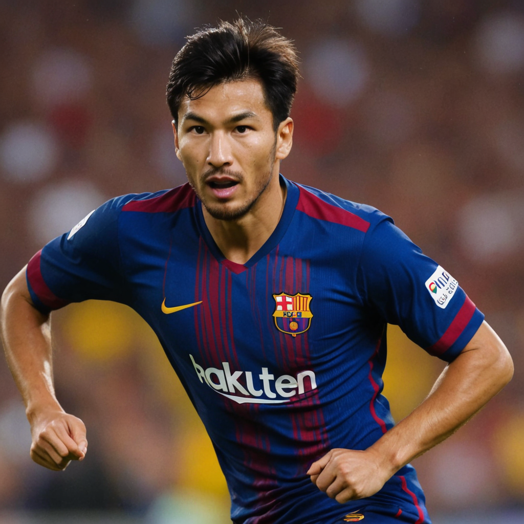 Mustafa Altai على شعار برشلونه