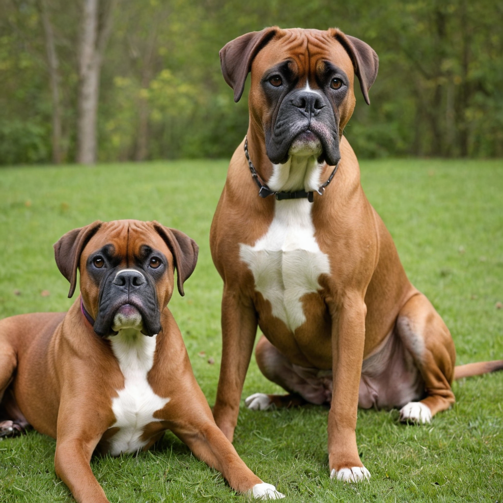 Un perro con boxer - Gulf Picasso | بيكاسو الخليج
