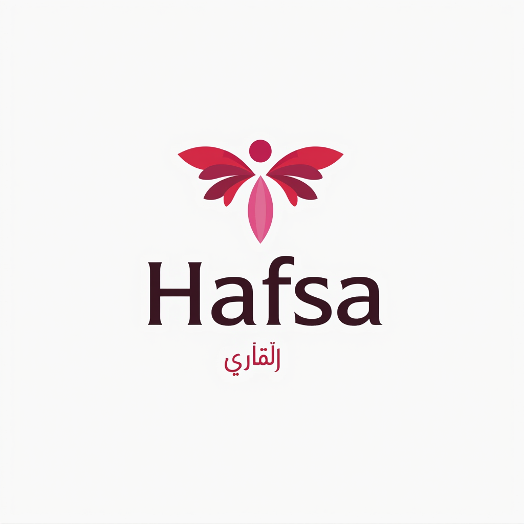 شعار لعيادة مختصة في امراض النساء و التوليد باسم حفصة