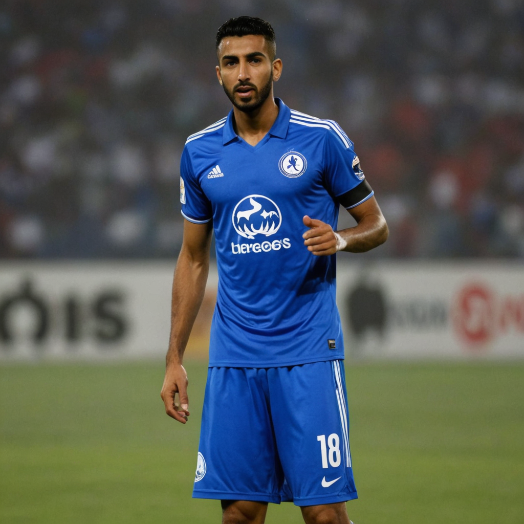 سالم الدوسري لاعب الهلال السعودي