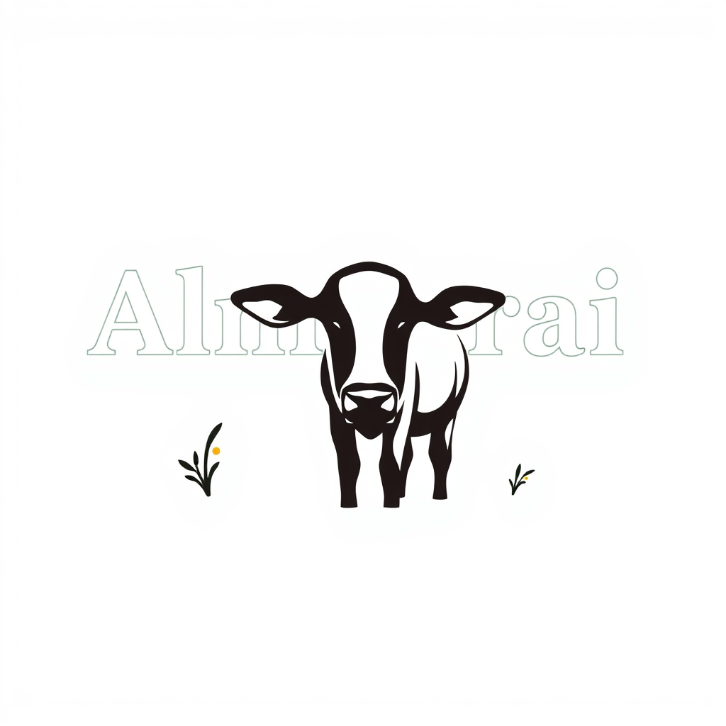 شعار لشركة اسمها المراعي بتبيع أعلاف و حبوب