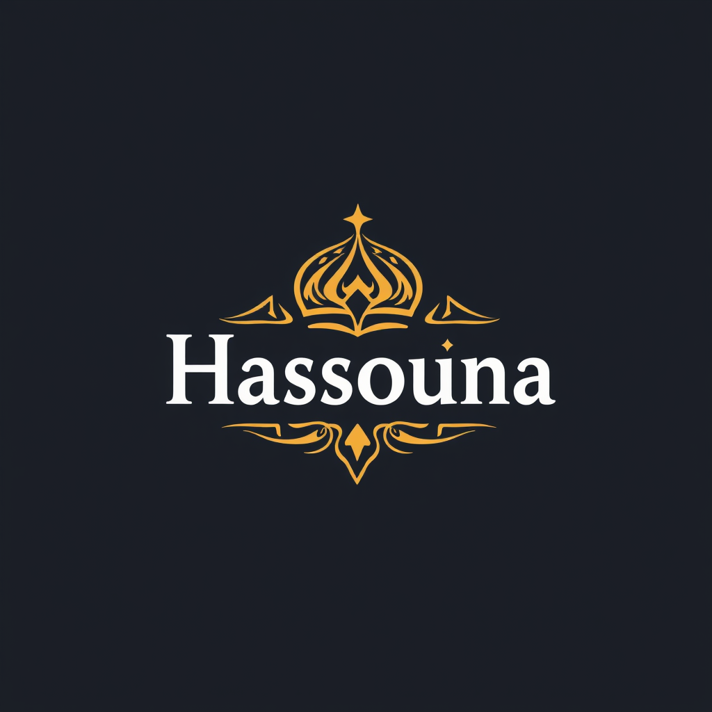 اسم حسونه على شكل لوجو نادر وممتاز