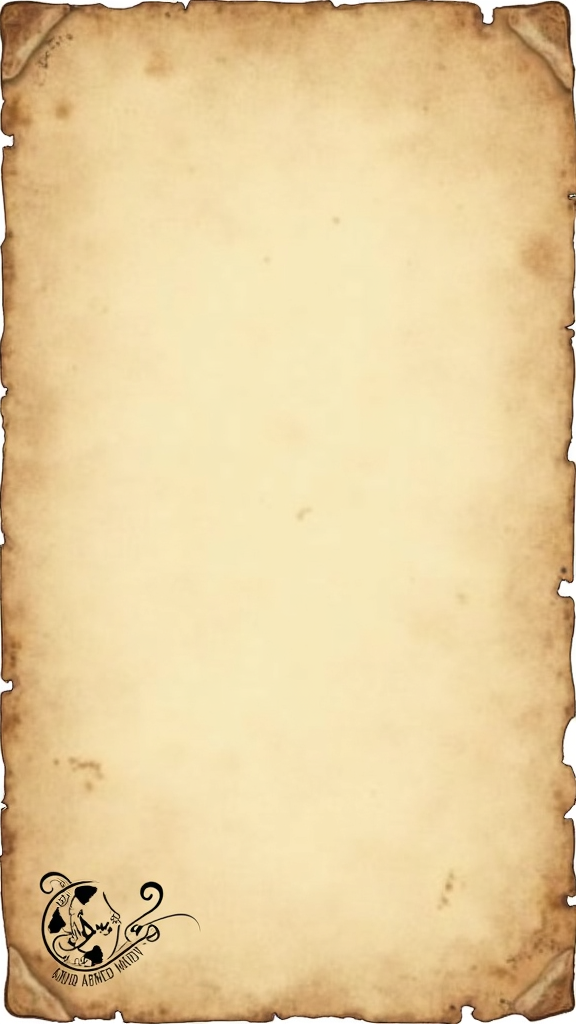 مخطوطة قديمة الشكل، ورق مصفر، مع مساحة للكتابة صمم لوجو بإسم Ahmed Magdy