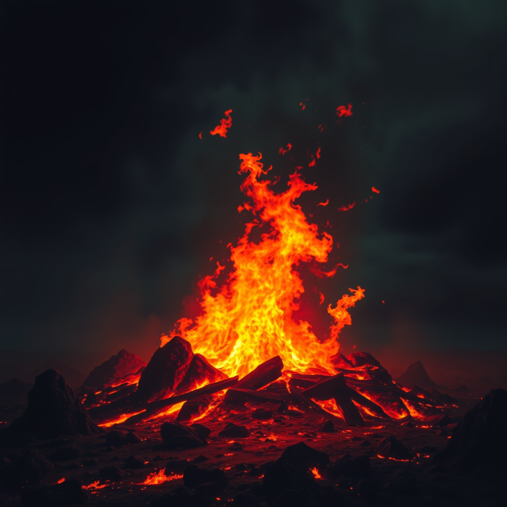 اريد صورة تبين نار جهنم - بيكاسو الخليج | Gulf Picasso