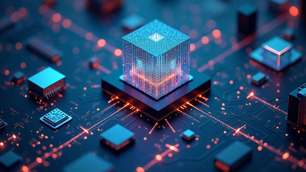 اعطني صورة لمتجر الكتروني مكون من أدوات تكنولوجية