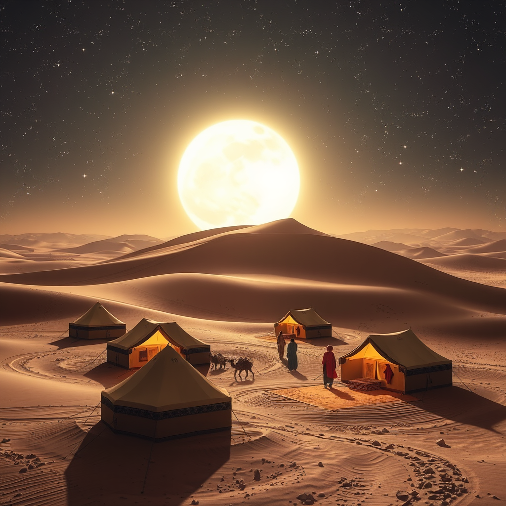 مخيمات بدويه في الفضاء