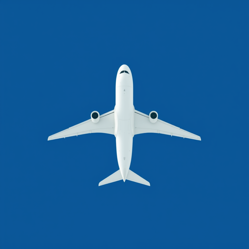 اريد صوره ل طياره وتكون ب الون الابيض والخلفيه بالون الأزرق