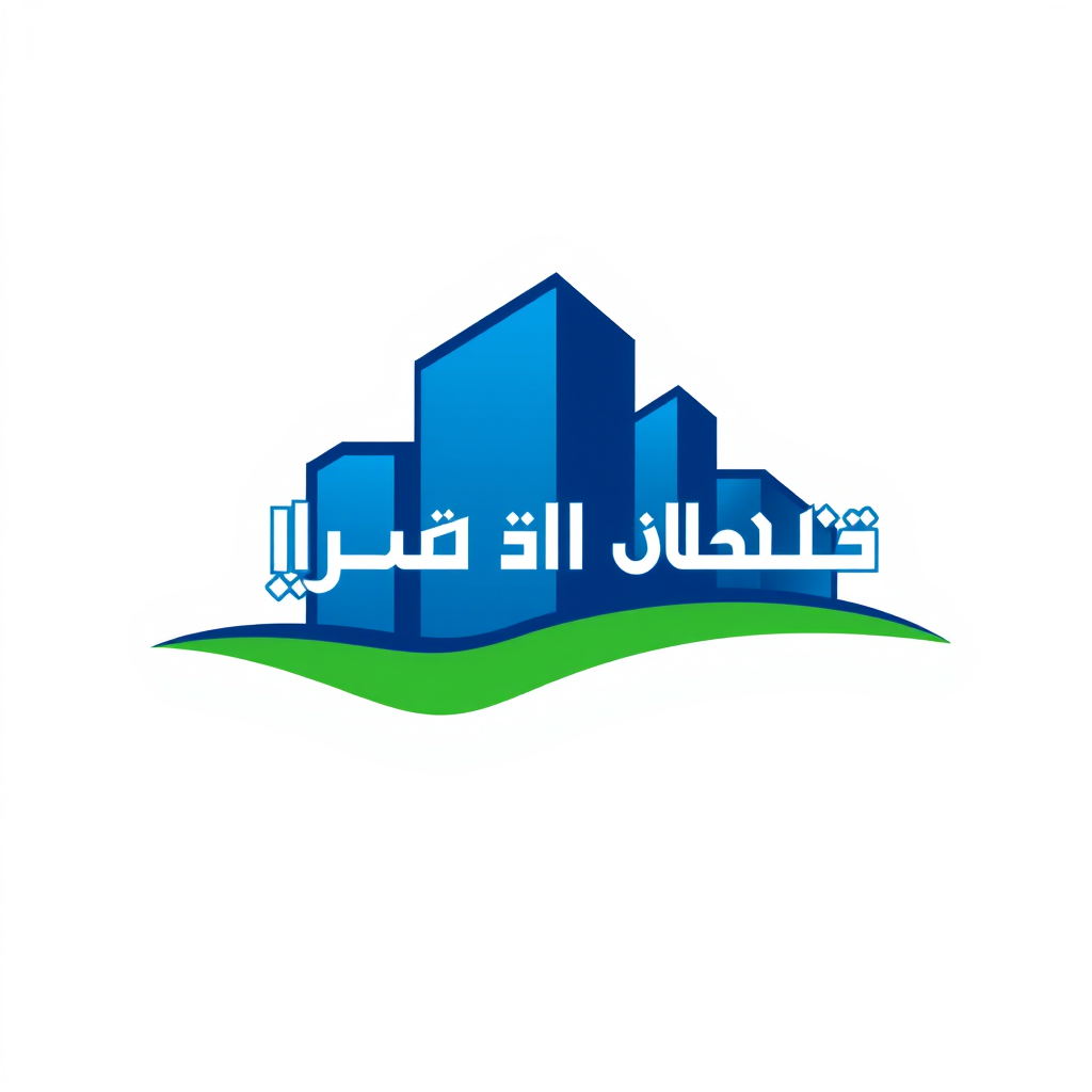 شعار لمكتب عقارات بأسم نور الصفا